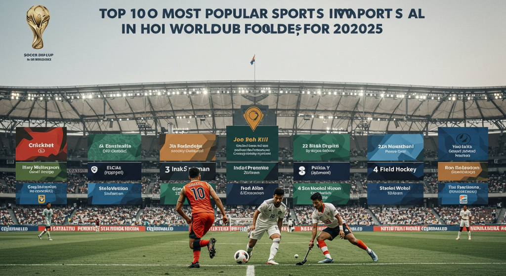 Top 10 Most Popular Sports in the World for 2025 Top 10 Most Popular Sports in the World for 2025