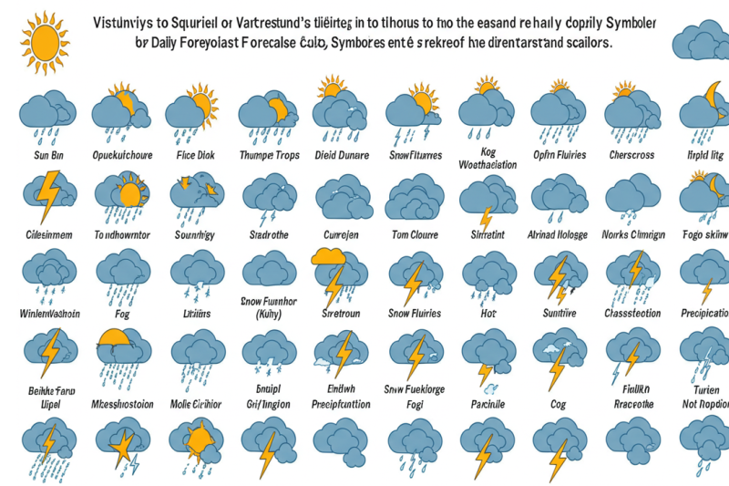 Decoding Daily Weather Forecasts – What Those Symbols Really Mean