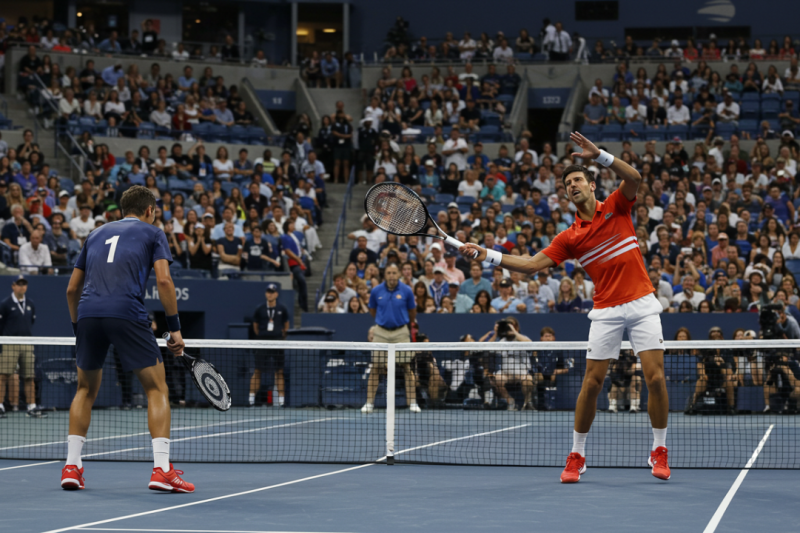 Novak Djokovic Defeats Taylor Fritz in US Open Quarter-Final