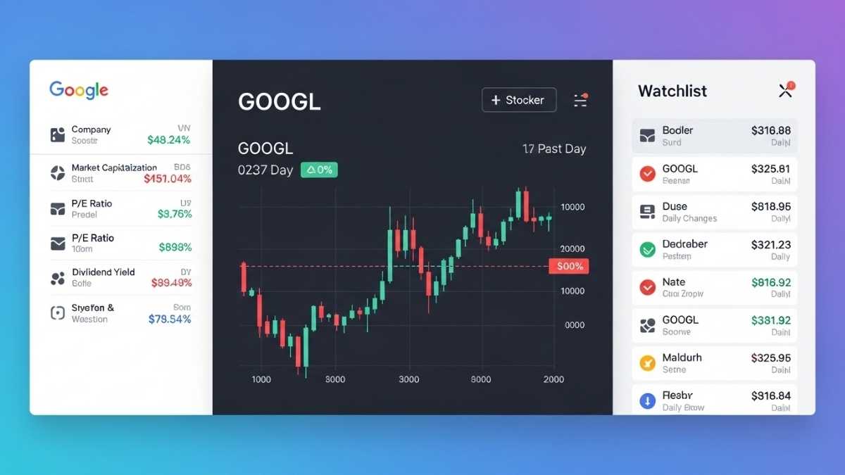 Navigating Google Finance